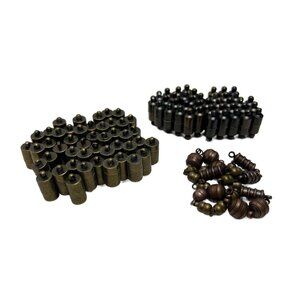 100+ Magnetic Clasps Antique Copper/Bronze Tone Jewelry Making Supplies Destash